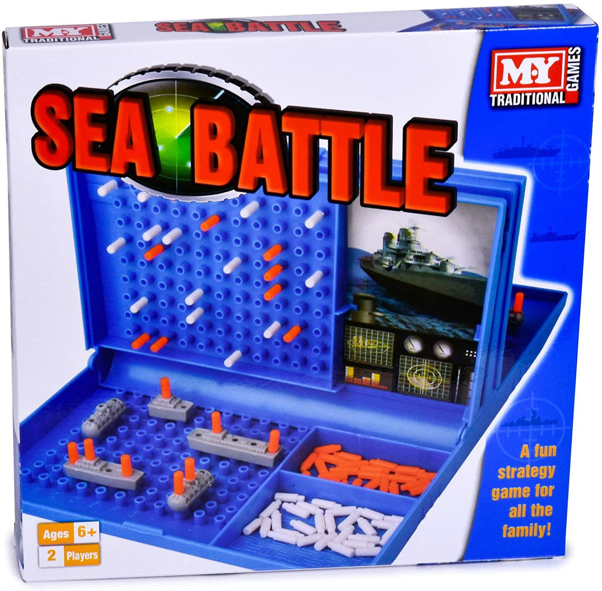 Classic Sea Battle Strategy Board Game For 2 Players – product image 5