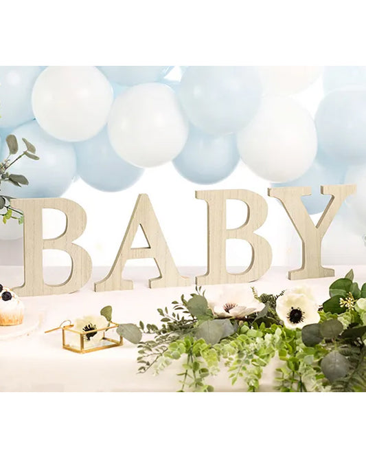 Wooden Baby Sign