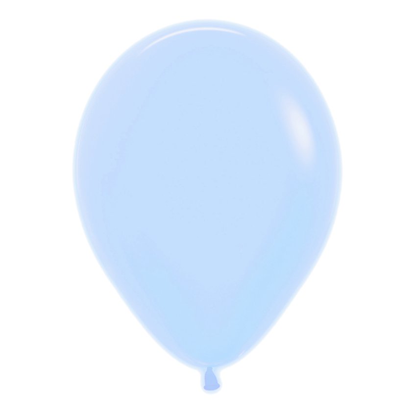 Pastel Matte Blue Balloons - 12" Latex (50pk) – product image 3