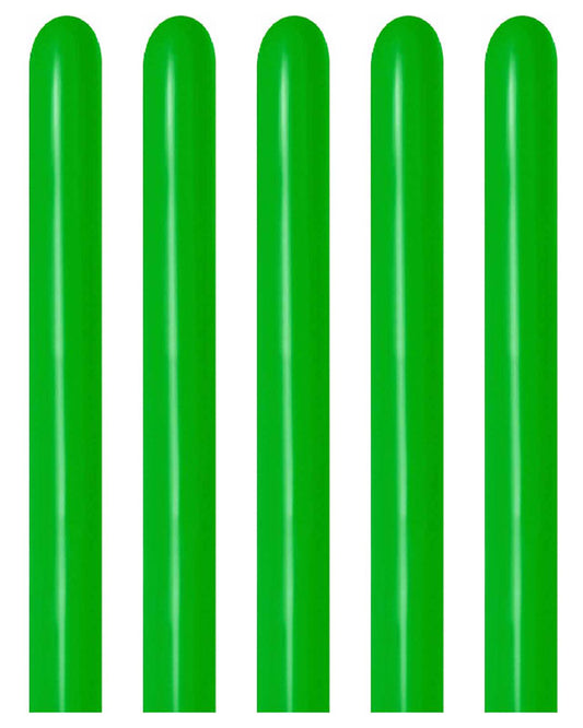 Shamrock Green Modelling Balloons - 260 Latex (100pk)