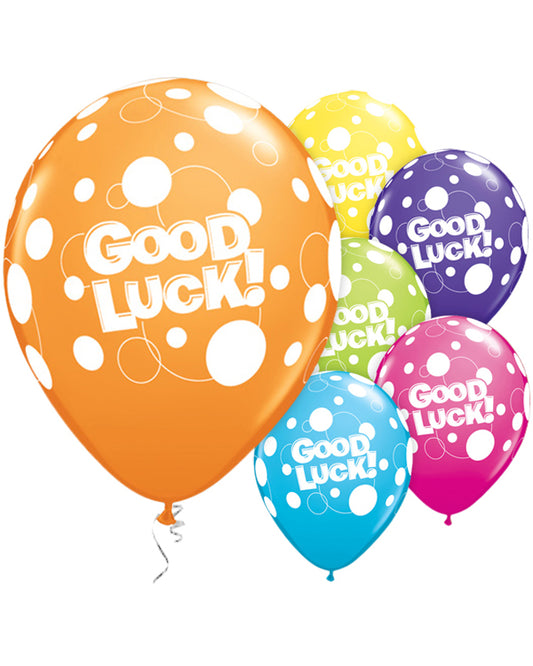 Good Luck Dots Balloons - 11" Latex (25pk)