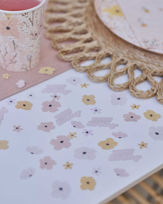 Birthday Bloom Flowers Confetti (14g)
