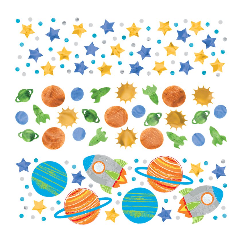 Blast Off Birthday Confetti (34g pack)