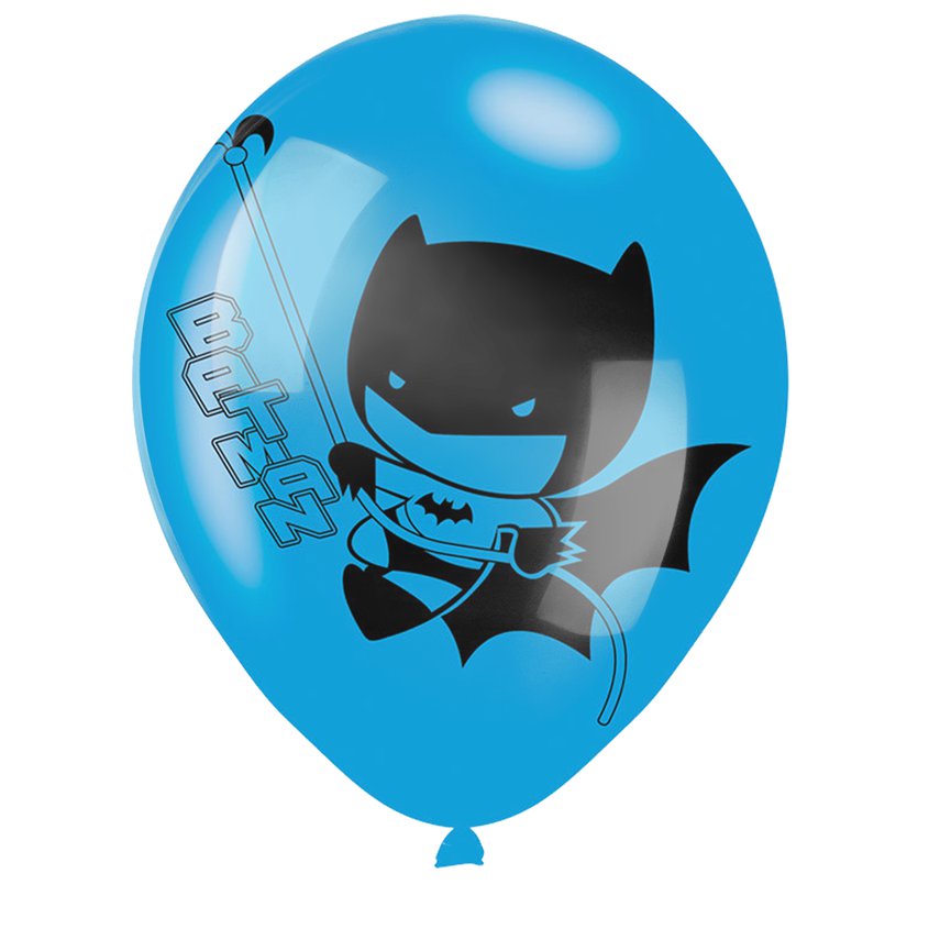 Batman & Joker Balloons - 11" Latex (6pk) – product image 5