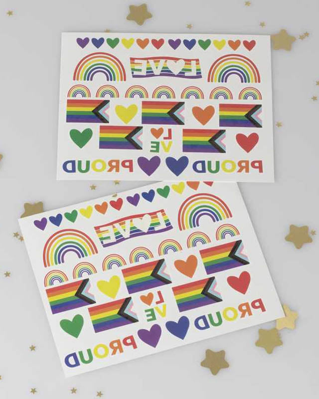 Pride Temporary Tattoos (2pk)