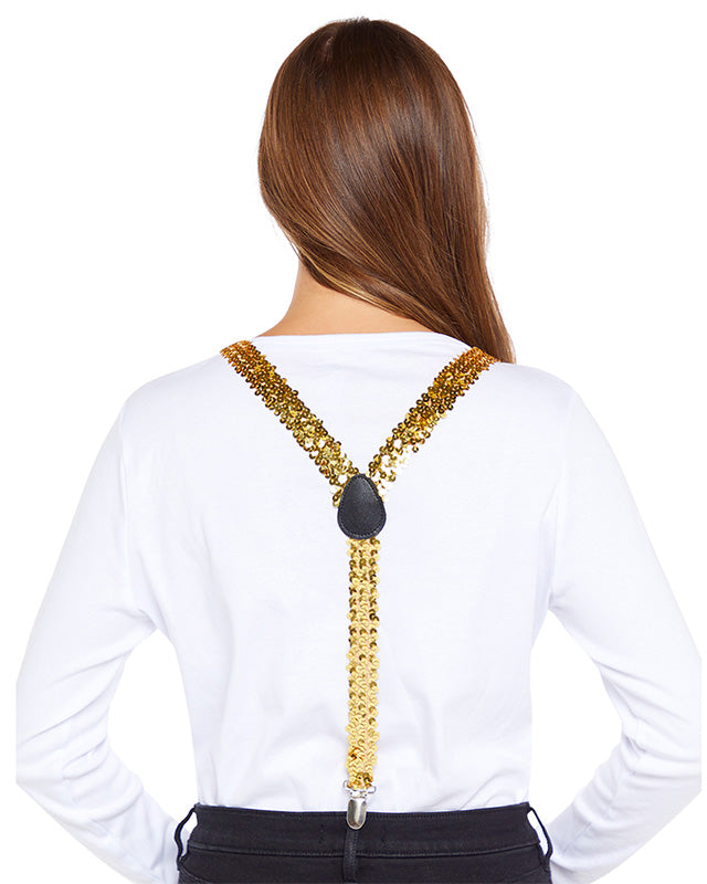 Gold Sequin Braces