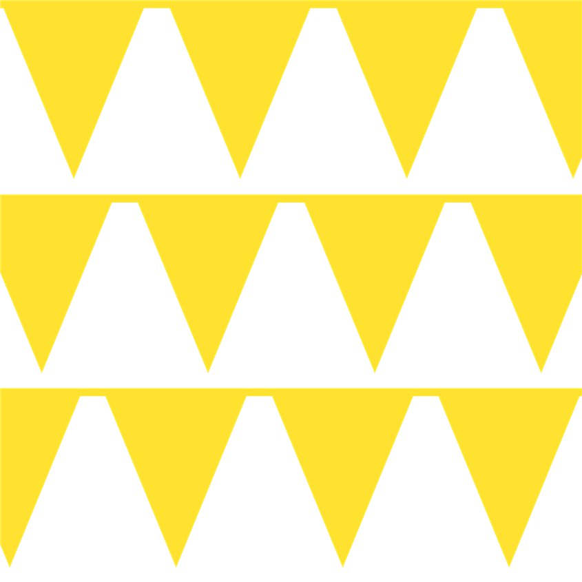 Yellow Paper Bunting - 4.5m – product image 2