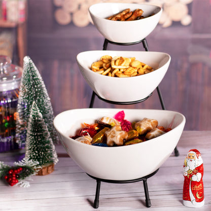 3 Tier Serving Set Bowls | M&W	