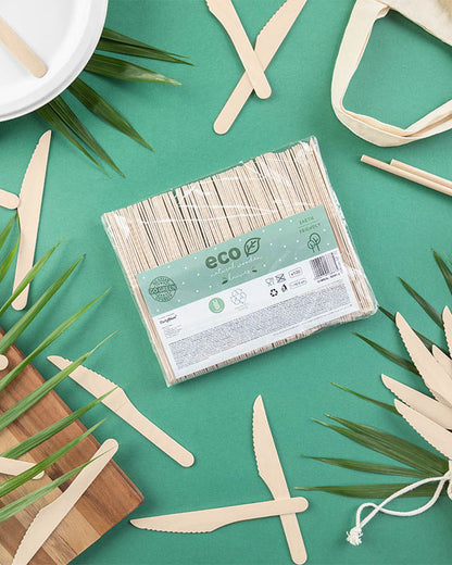 Natural Wooden Knives (100pk)