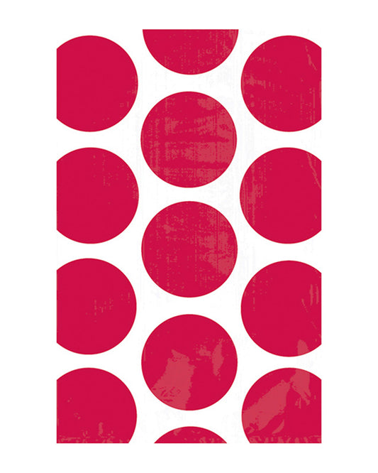 Apple Red Polka Dot Paper Sweet Bags - 17cm