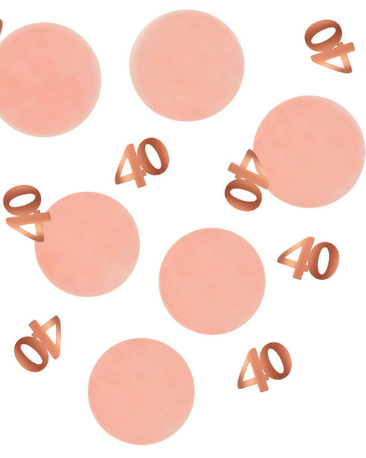 Pink & Rose Gold 40 Confetti (25g)