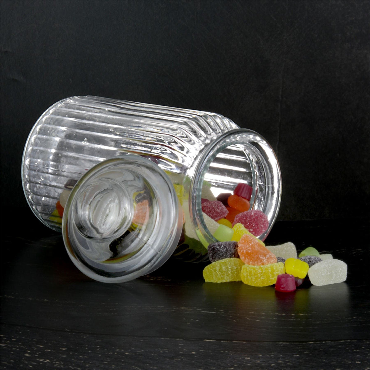 Vintage Airtight Glass Jars 1300ml - Set of 3 | M&W	
