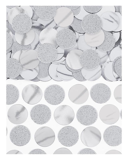Silver Foil Confetti (63g)