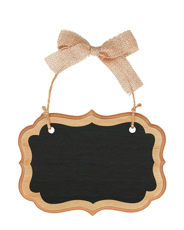 MDF Marquee Chalkboard Sign - 14cm x 10cm