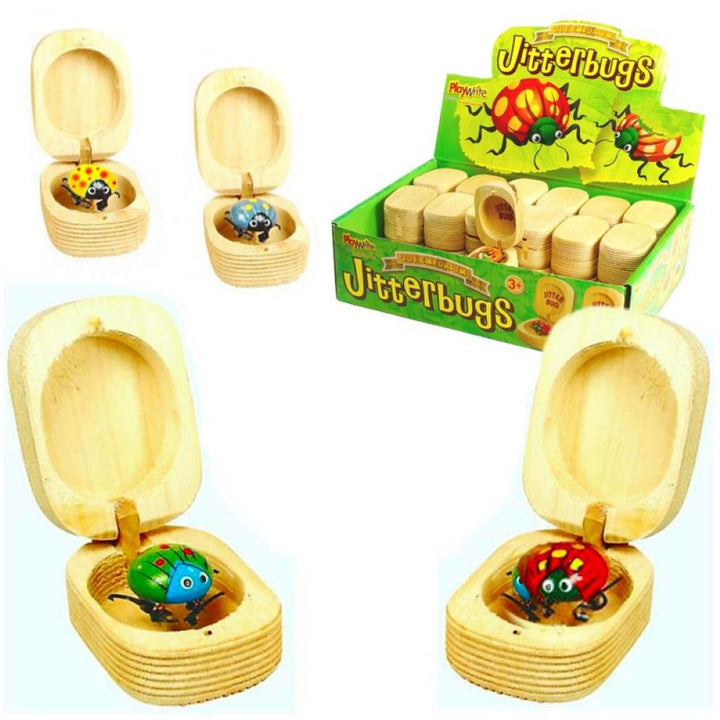 Traditional Wooden Jitterbug Toy (single)