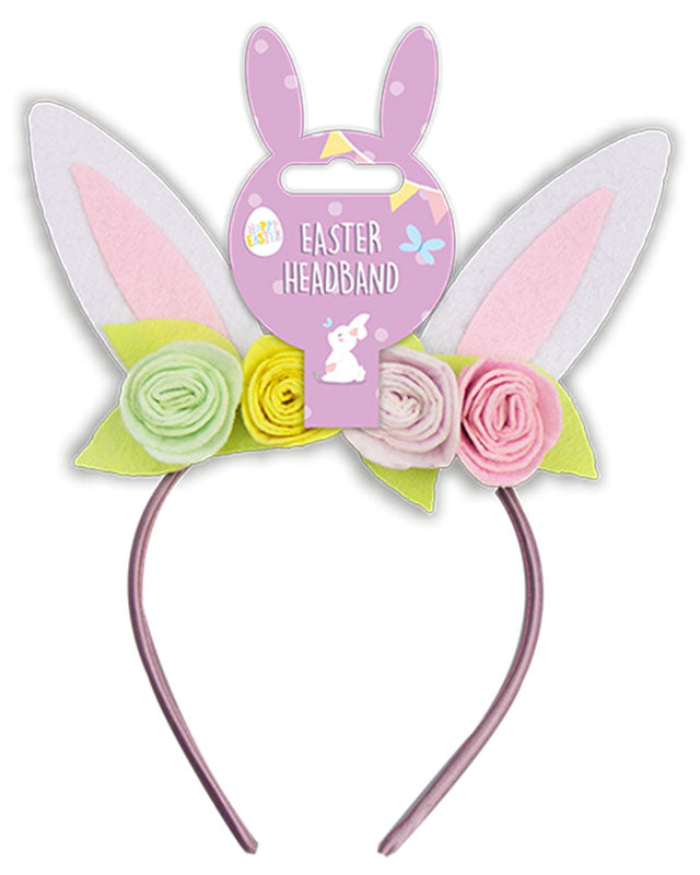 Bunny Ears Flower Headband