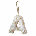 Alphabet Initial Embroidered Felt Christmas Tree Decoration – product image 1