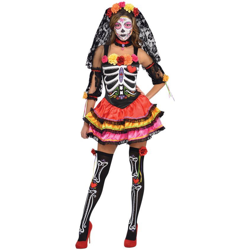 Day of the Dead Senorita - Adult Costume – product image 3