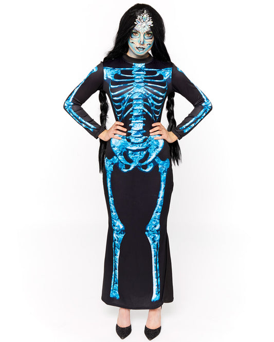 Diamond Skeleton Dress - Adult Costume