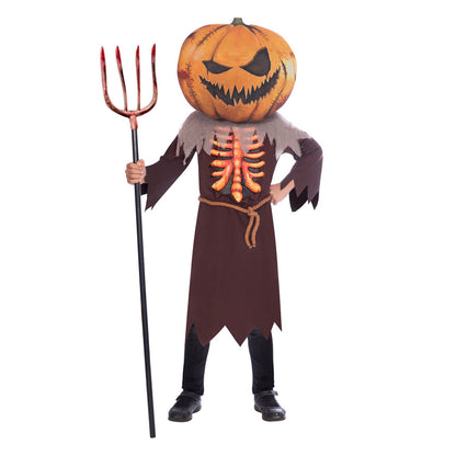 Scary Pumpkin Big Head - Child Costume