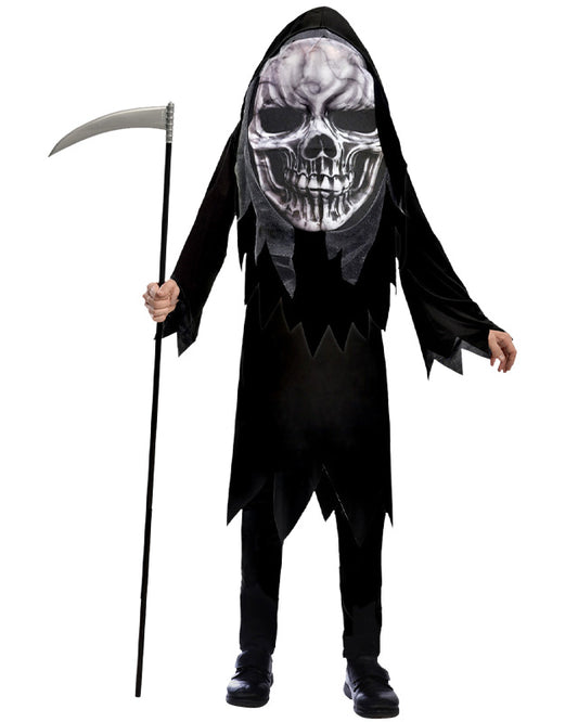 Grim Reaper Big Head - Child Costume