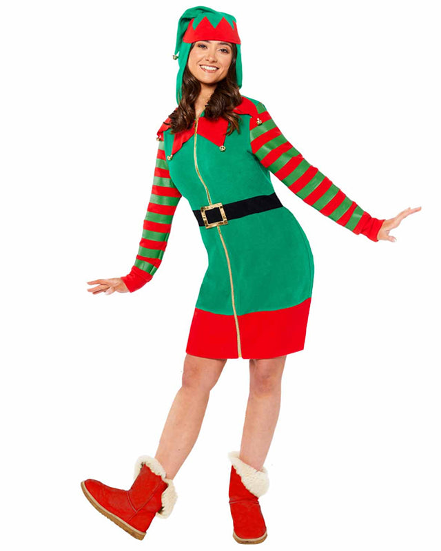 Festive Elf Women - Adult Costume – product image 2