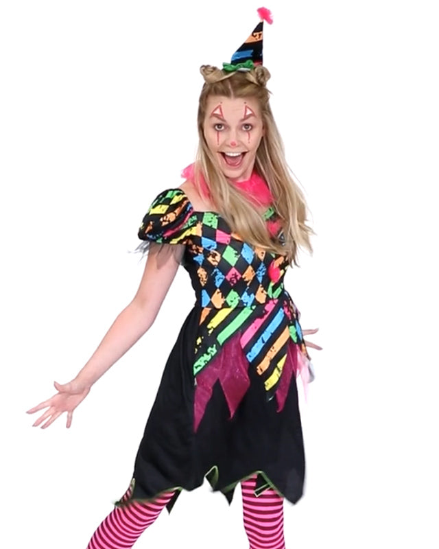 Funhouse Clown Lady - Adult Costume – product image 2
