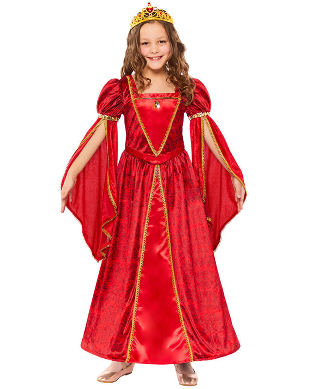 Tudor Queen Red Deluxe - Child Costume