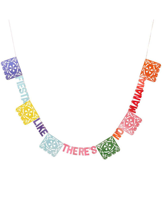 Fiesta "Manana" Paper Flag Bunting - 3m