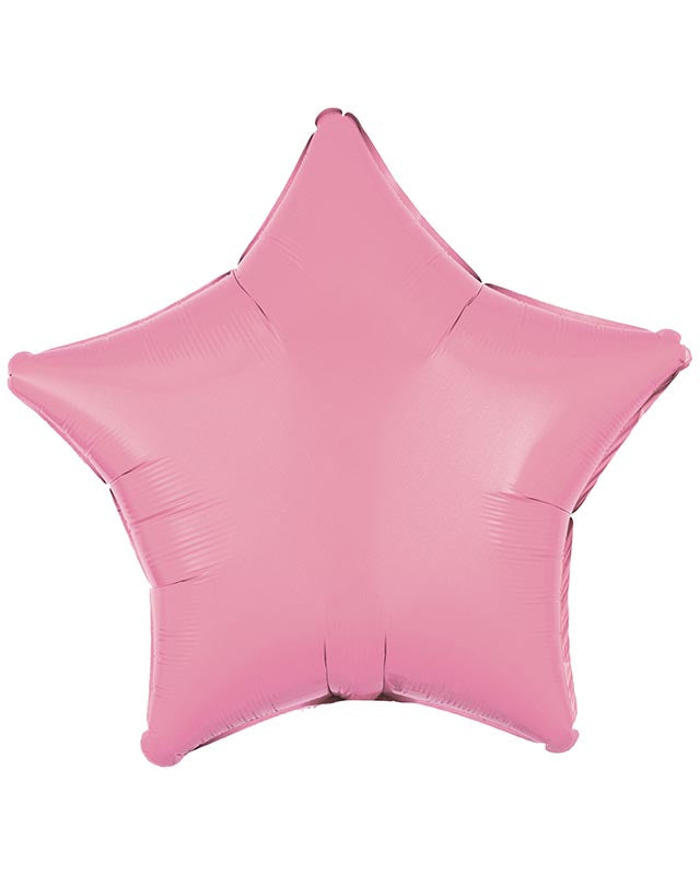 Metallic Pink Star Balloon - 18" Foil (Unpackaged)