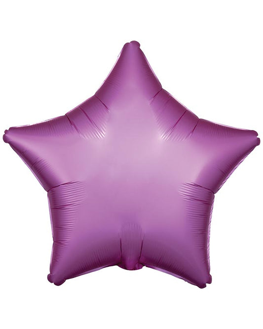 Silk Lustre Flamingo Pink Star Balloon - 18" Foil (Unpackaged)