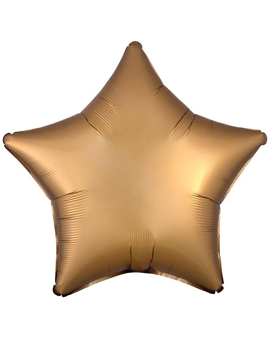Silk Lustre Gold Star Balloon - 18" Foil (Unpackaged)