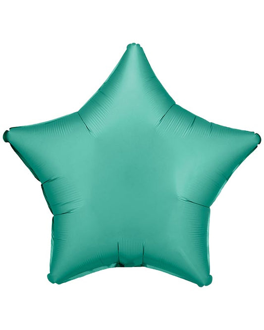 Silk Lustre Jade Green Star Balloon - 18" Foil (Unpackaged)