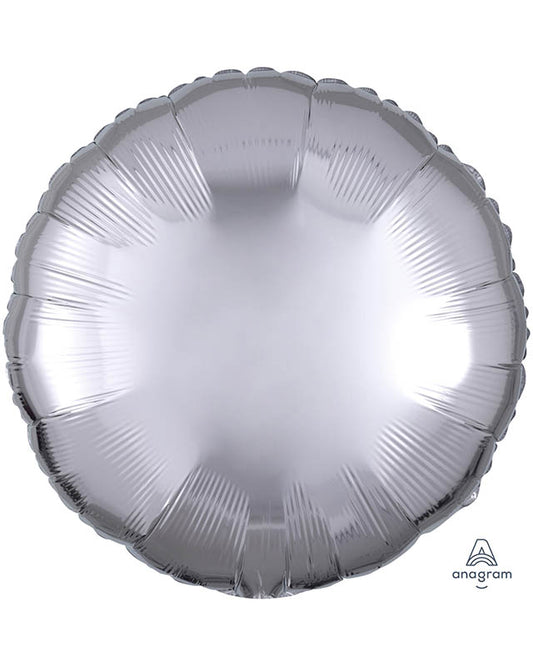 Metallic Silver Round Balloon - 18" Foil