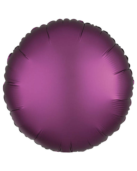 Metallic Fuchsia Round Balloon - 18" Foil