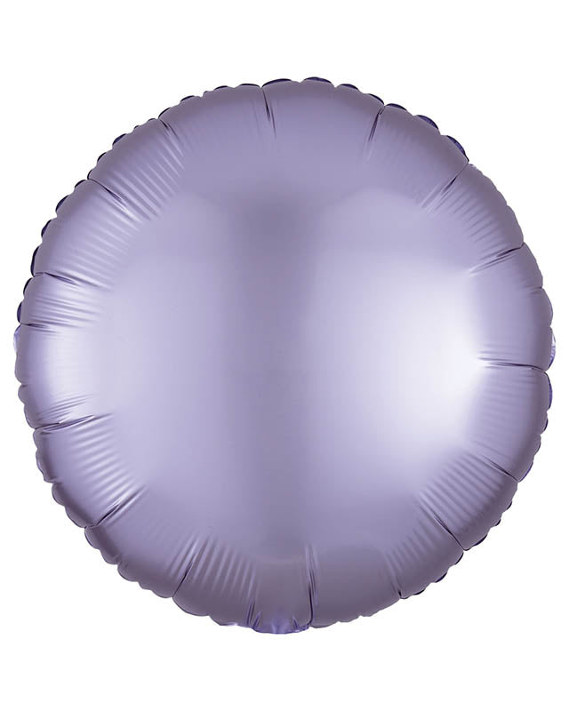 Silk Lustre Pastel Lilac Round Balloon - 18" Foil