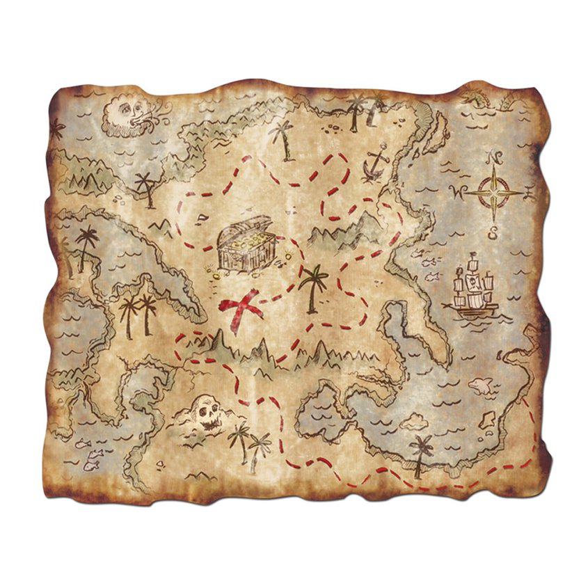 Pirate Treasure Map Game (14pcs) – product image 2