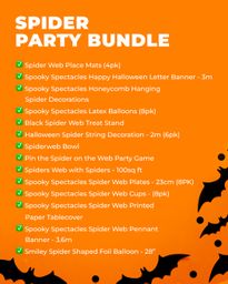 Halloween Spider Party in a box (48pk)