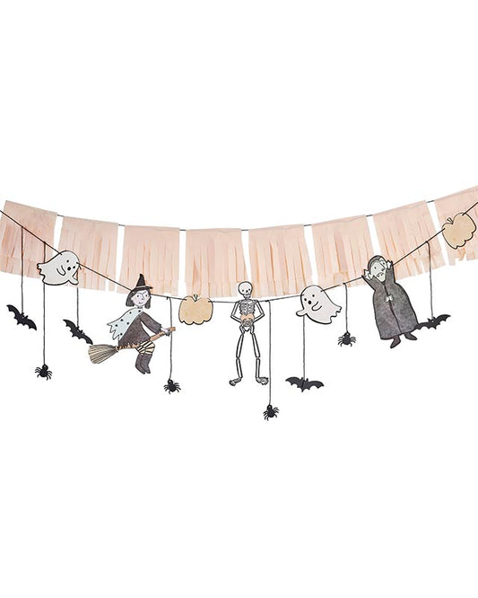 Paper Bunting with Streamers & Characters