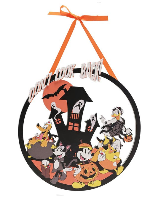 Disney Mickey & Friends Halloween Plaque - 35cm