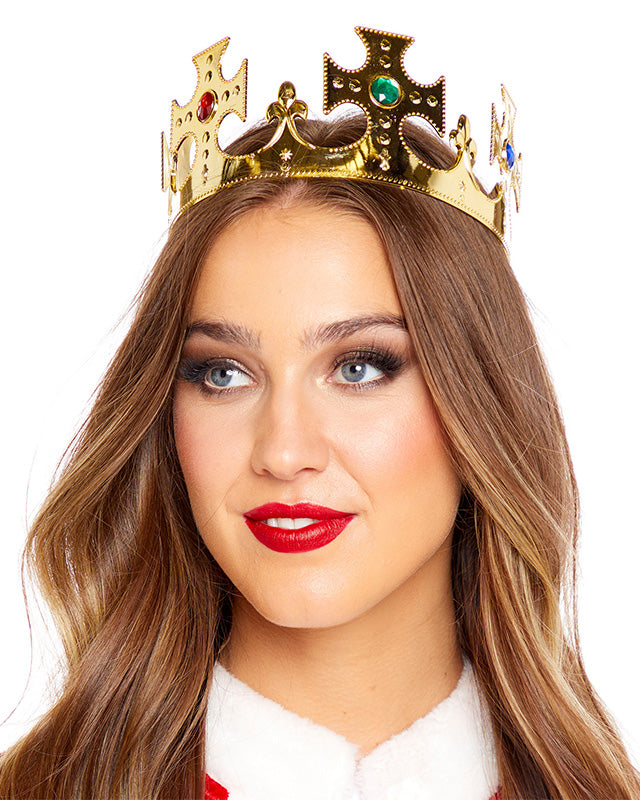 Gold Plastic Crown – product image 5