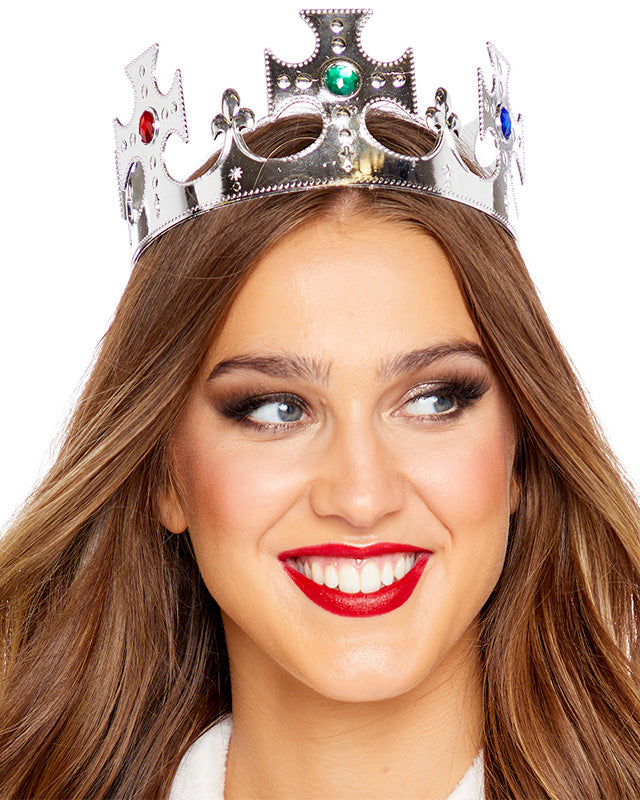 Silver Plastic Crown