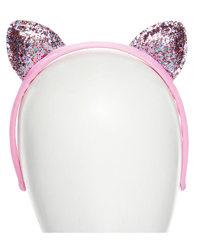Pink Glitter Cat Ears – product image 1