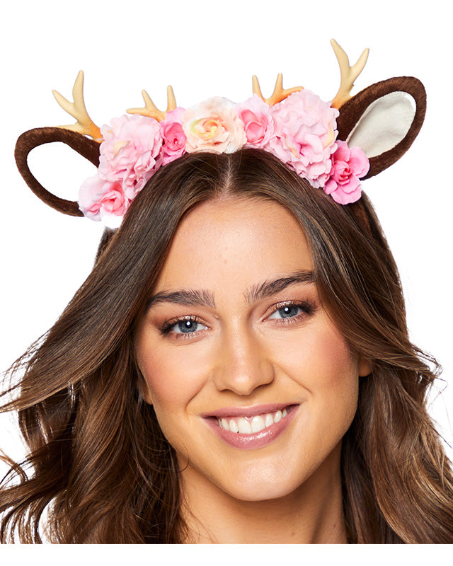 Deer Doe Floral Headband – product image 4