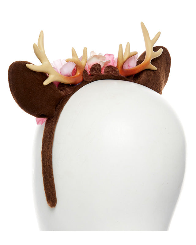 Deer Doe Floral Headband