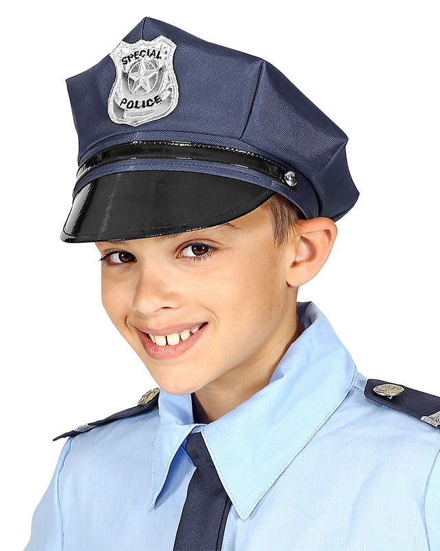 Blue Police Hat - Child – product image 3