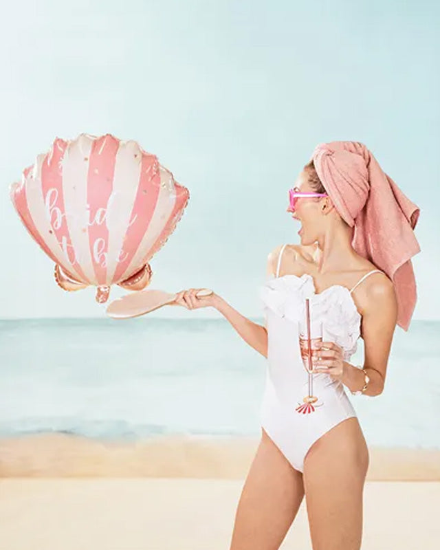 Seashell Bride to Be Balloon - 19" Foil – product image 2