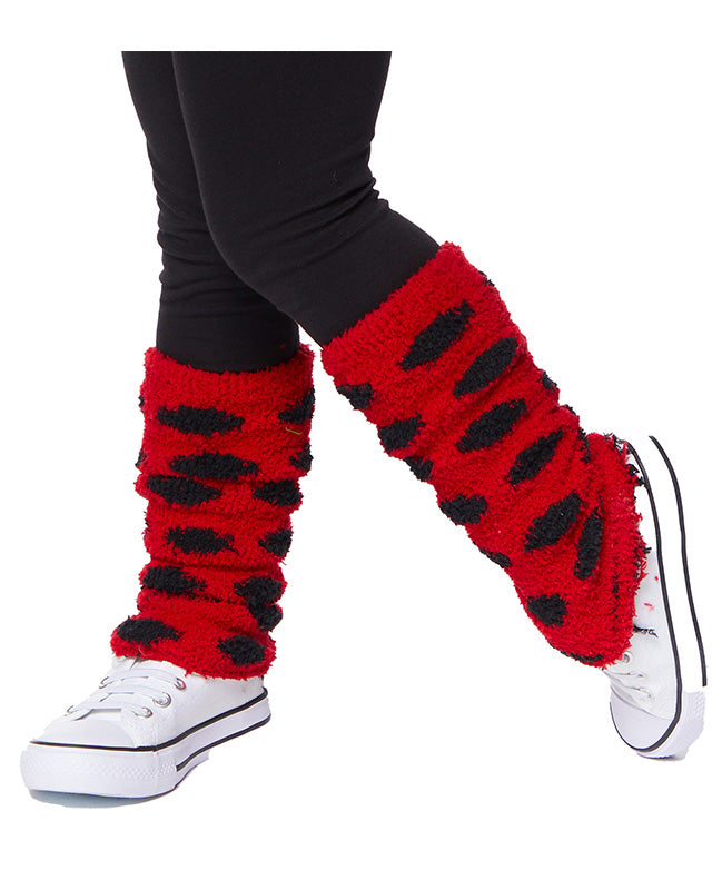 Ladybug Leg Warmers - Child