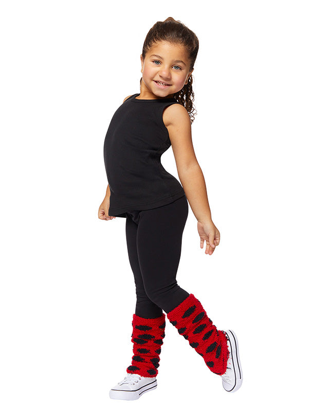Ladybug Leg Warmers - Child