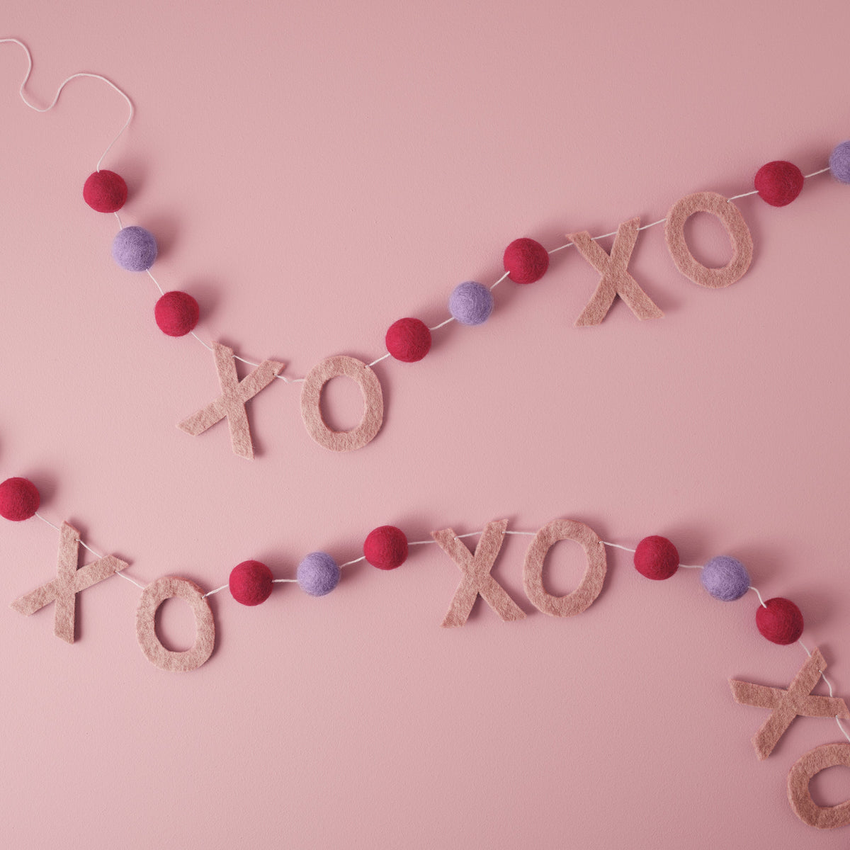 Felt XOXO Valentines Bunting